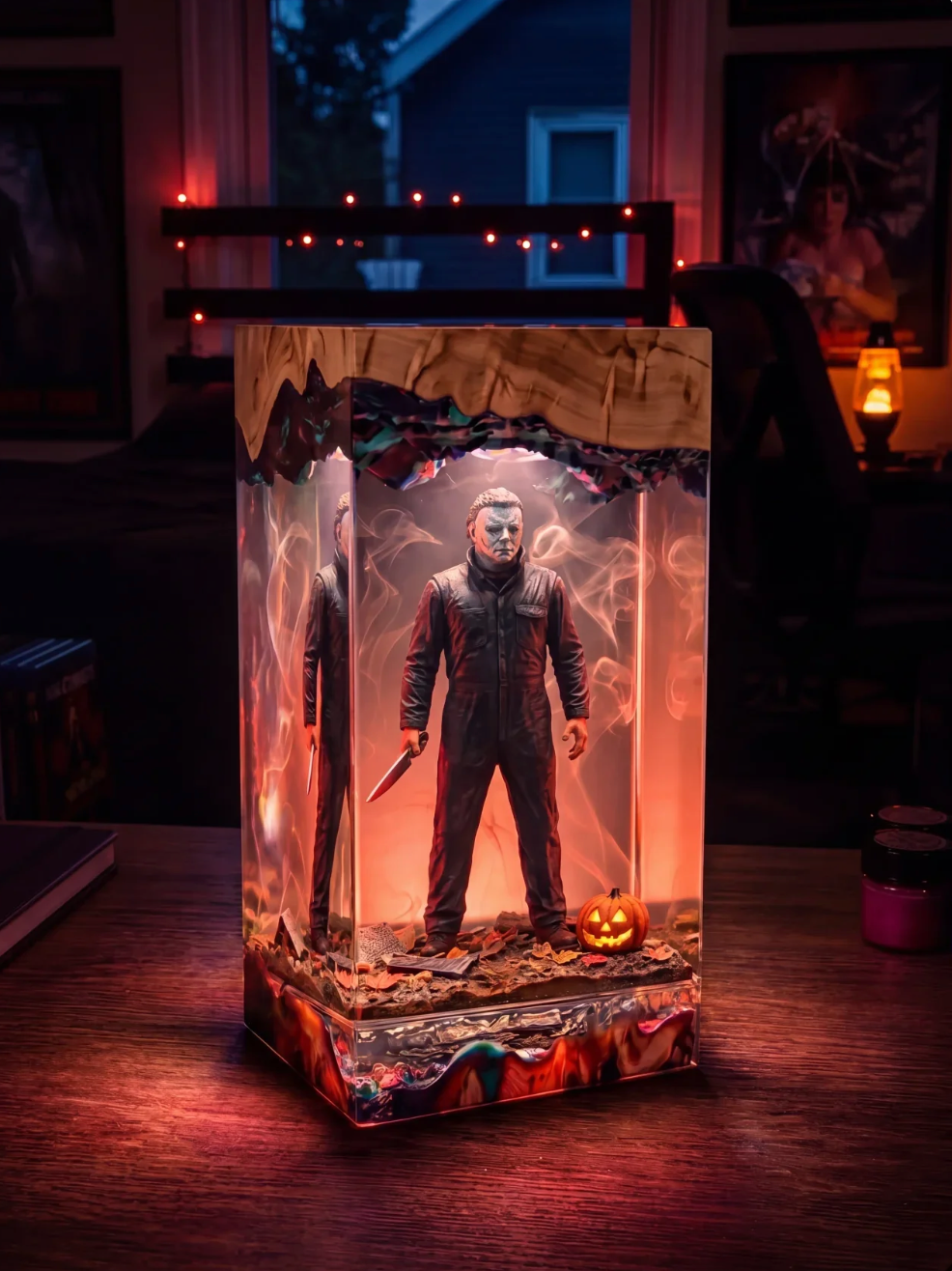 Halloween Resin Lamps