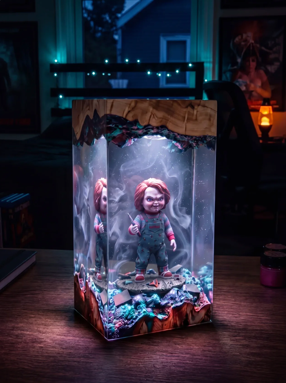 Halloween Resin Lamps